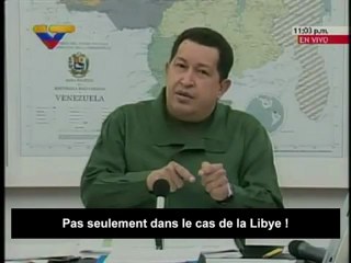Chavez et les révoltes dans le monde arabe