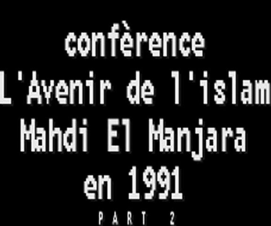 Confèrence l'avenir de l'islam 1991 2à3