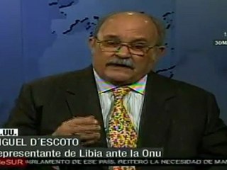 Representante de Libia ante ONU busca cese al fuego