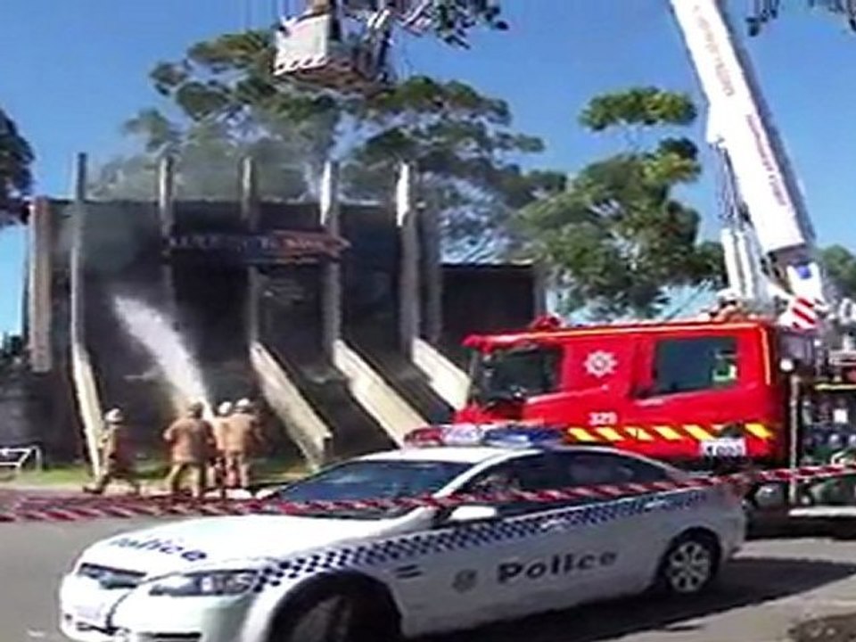 Fire at Surrey Downs shop
