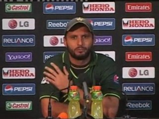 Shahid Afridi blames dropped catches for the loss