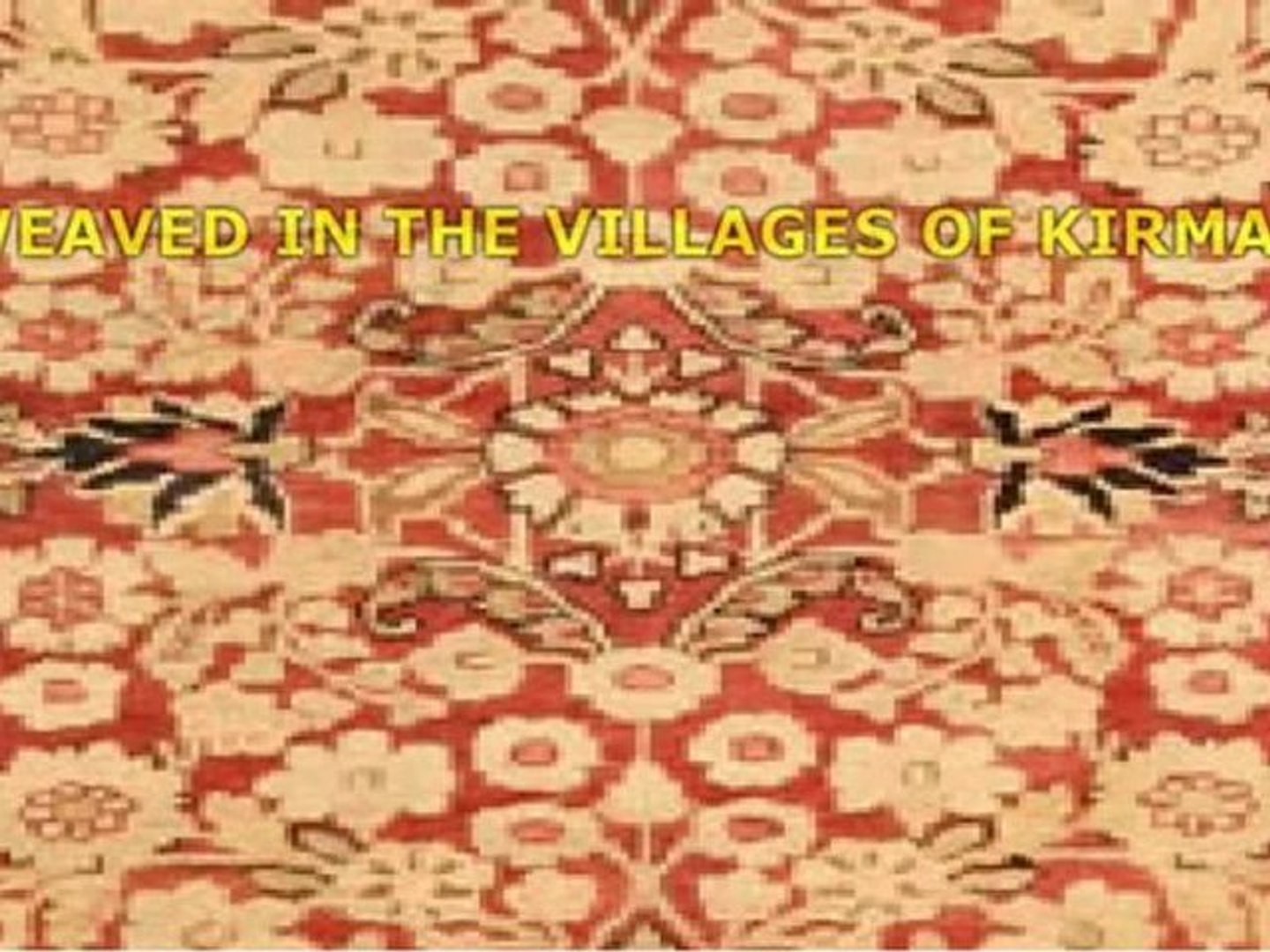 ⁣Persian Kirman Rugs