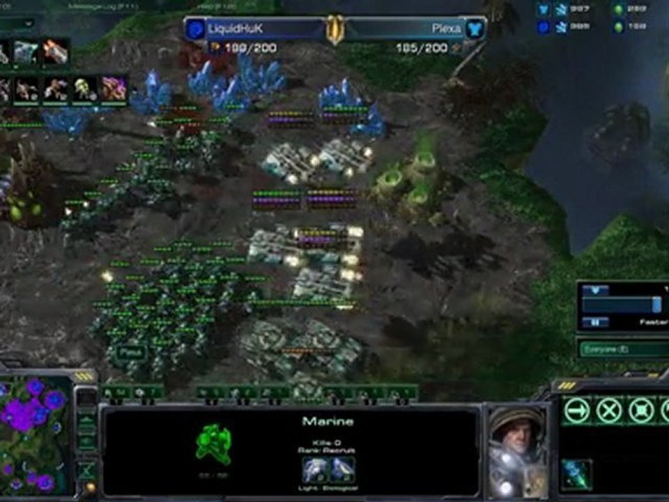 Match Starcraft 2 : Zenio (Z) vs SuperNova(P)