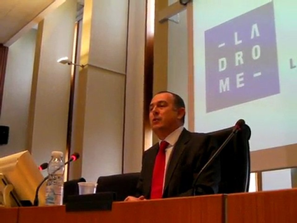 Premier discours du président du Conseil général de la Drôme