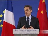 Discours de N. Sarkozy devant la communauté française de Chine