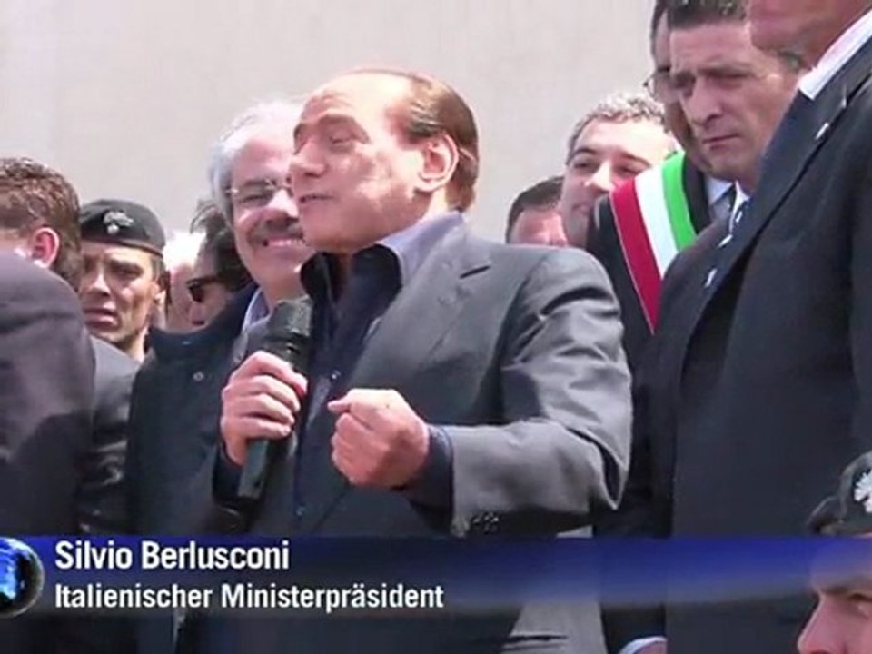 Lampedusa: berlusconi verspricht lösung des flüchtlingsproblems