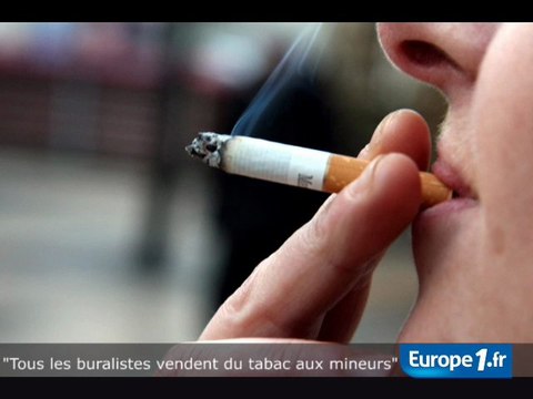 Tous les buralistes vendent du tabac aux mineurs