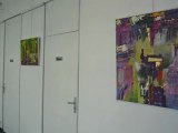 Peinture abstraite - Jacques Ayel - Accrochage et Exposition au CMB - Avril 2011