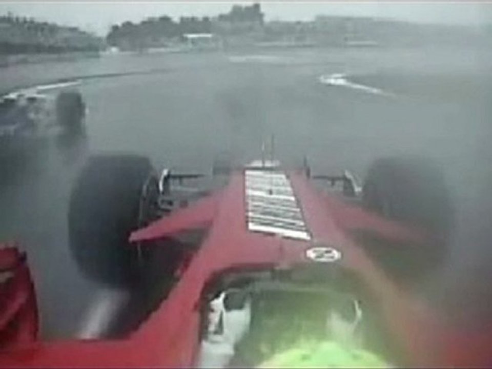 Massa Vs Kubica - Last Lap Fuji 2008