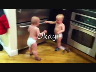 Unofficial twin baby boys have a conversation - TRANSLATED!