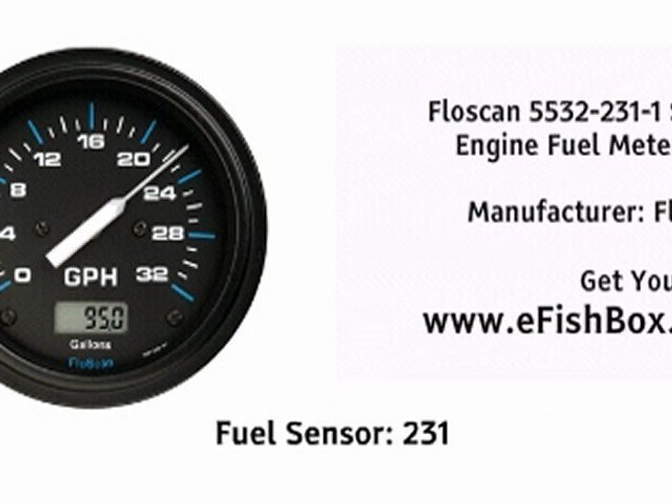 Floscan 55322311 SingleFloscan 55322311 Single Engine Fuel Meter