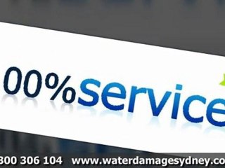 Water Damage Restoration 24 hours/ 7 Days  1300 306 104