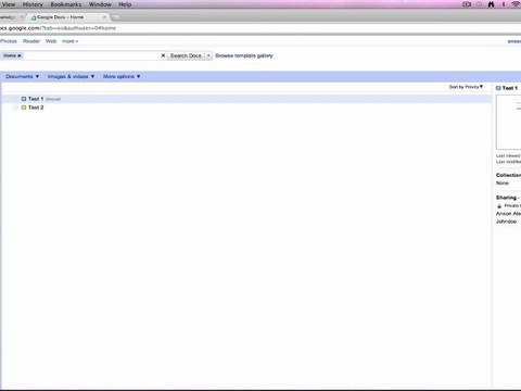 Google Docs 2011 Beginner Tutorial Video