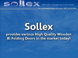 High Quality Wooden Bi Folding Doors