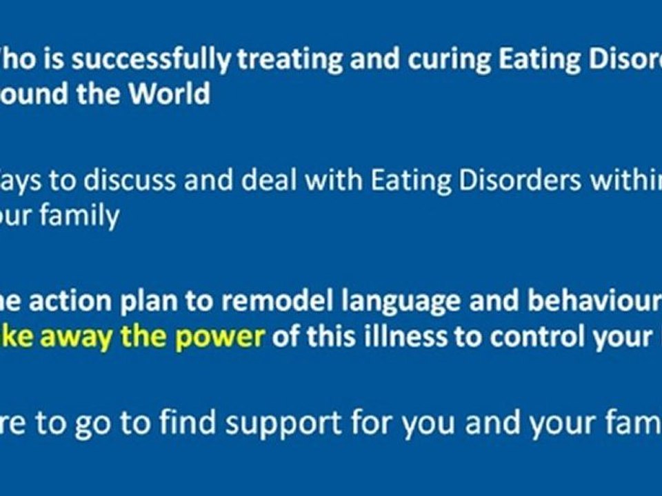 Treatment for Anorexia and Bulimia at Home