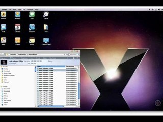 Mac OS X theme for Windows 7 WATCH!
