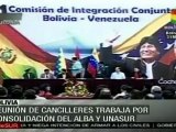 Chávez visita Bolivia en su gira por Sudamérica