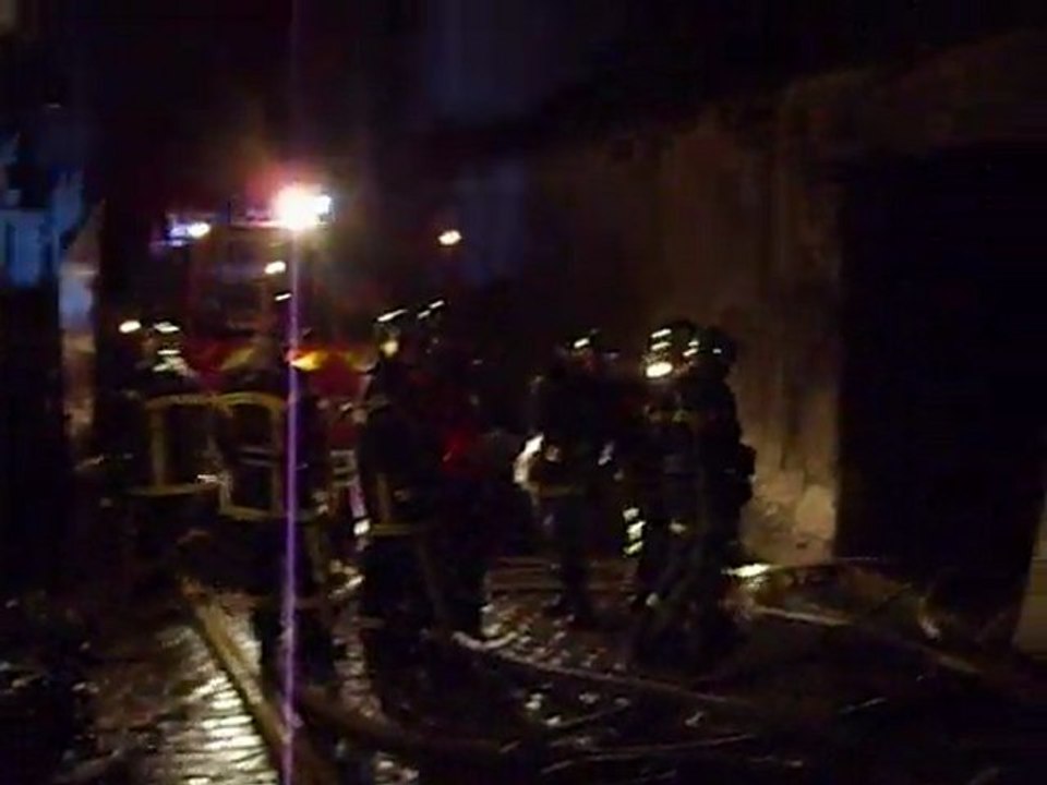 Incendie de la rue Baudrairie à Vitré