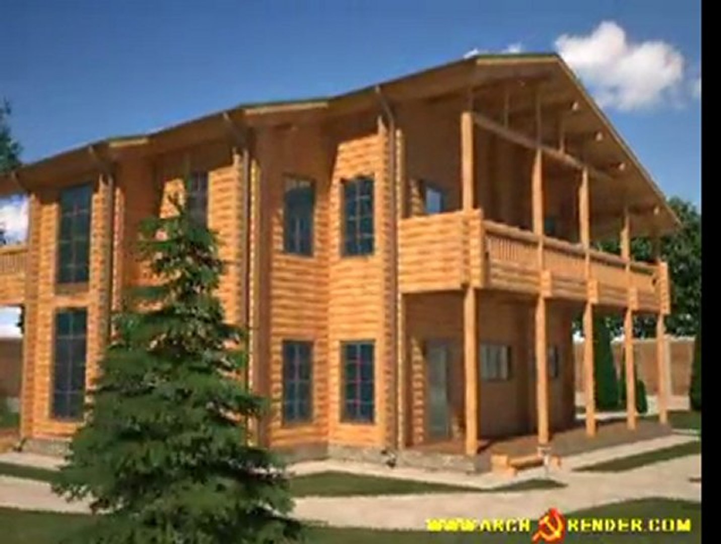 ⁣Architectural rendering_Kalinka-Malinka