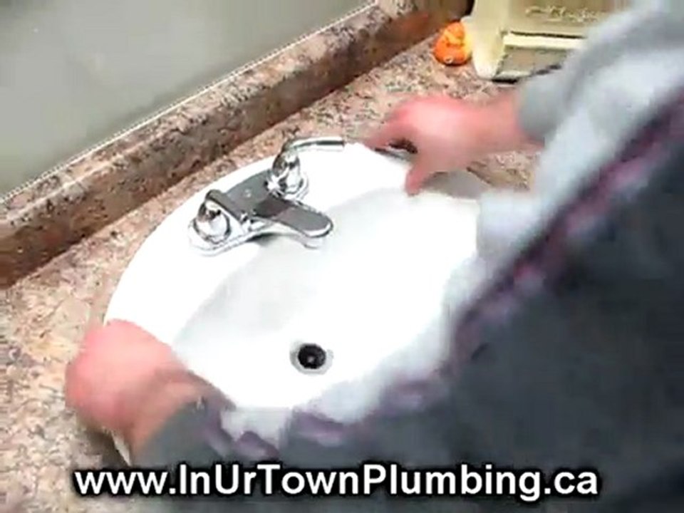 Vancouver Plumber Shows How To Install a Ceramic Sink