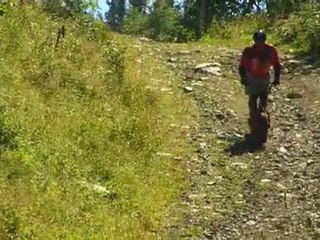 VTT de descente à Chamrousse