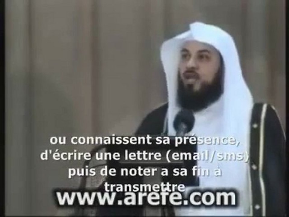 et vous que faites vous! cheikh al arifi