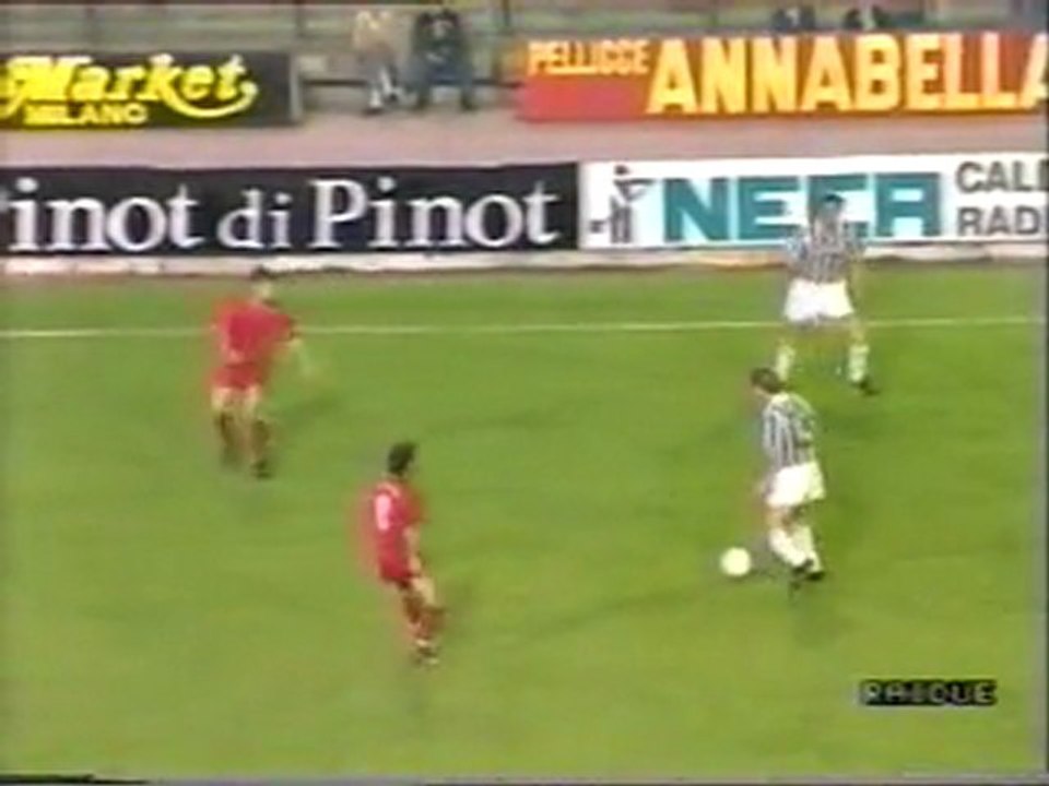 Juventus Turyn-Górnik Zabrze 4:2 (27.09.1989) [1 połowa]