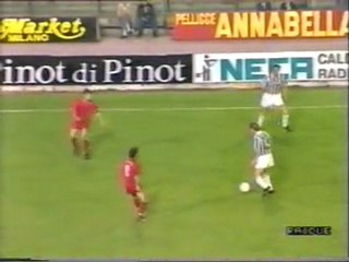 Juventus Turyn-Górnik Zabrze 4:2 (27.09.1989) [1 połowa]