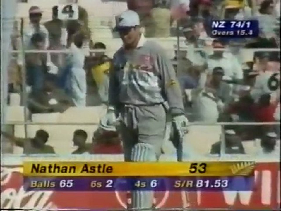 Nathan Astle 101 vs England WORLD CUP 1996