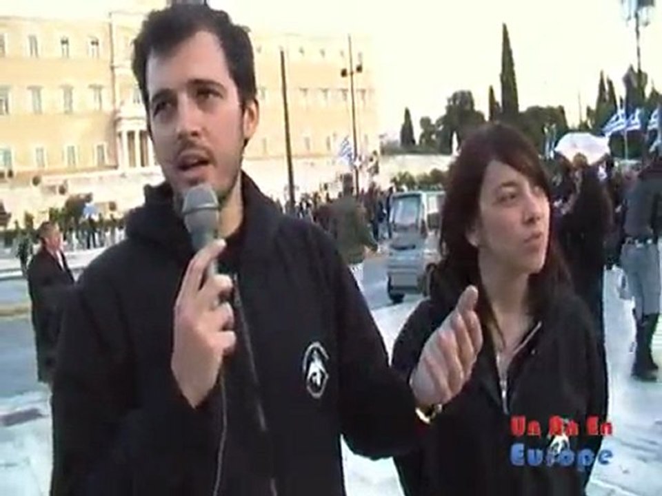 Manifestation en Grèce contre la nouvelle carte d'identité 28 Mars 2011