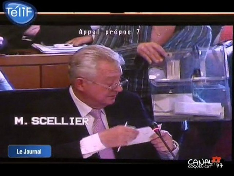 Election du président du Conseil Général (Val-d'Oise)