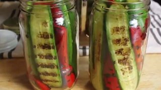 Pickled Grilled Pickles - Foodwishes