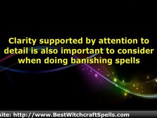 Banishing Spells