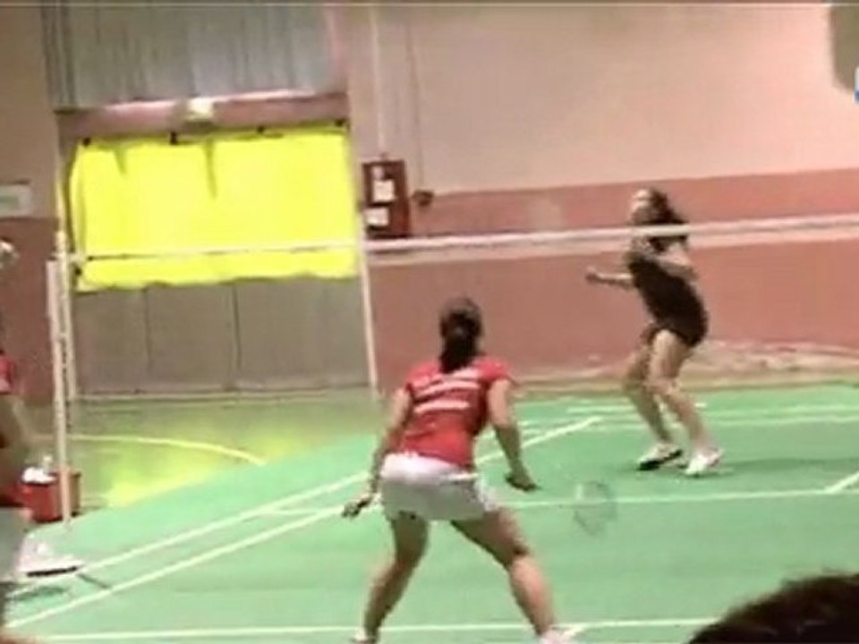 Flash sur l'équipe première de Badminton à Talence.