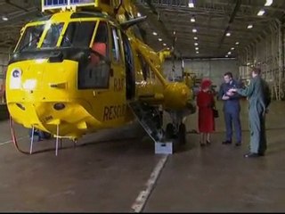 Royal grandson receives flying visit