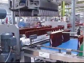 Case loading, shrink bundling, palletization of cosmetics 1/