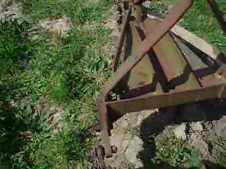 sous soleuse 1 dent avec Massey Ferguson 37