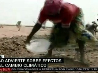 FAO advierte sobre efectos del cambio climático