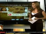 Ollanta Humala, puntea en encuestas electorales peruanas