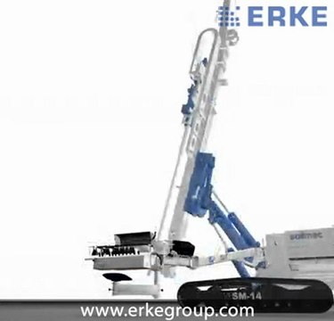 ERKE Dış Ticaret ltd., Soilmec SM-14 Mini Piling Rig Animation