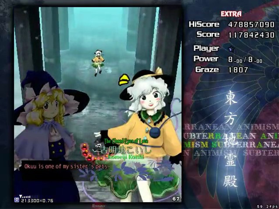 Subterranean Animism - Extra Stage - Moriya Shrine - Part 01