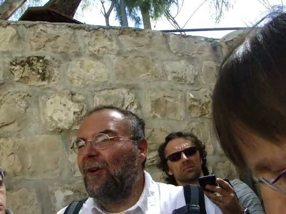 G3 Paolo Curtaz Viaggio in Terra Santa  18 Marzo Santo Sepolcro 2011