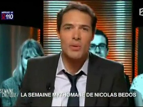 Nicolas Bedos - Sa semaine mythomane 1er Avril 2011 ( Mélenchon, Duhamel )