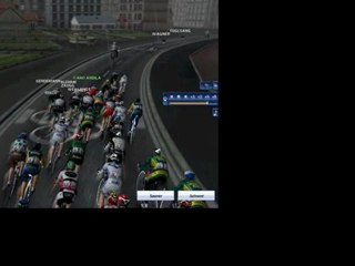 drôle de fin d'étape au Gp cycliste de la Marseillaise sur PCM 2010