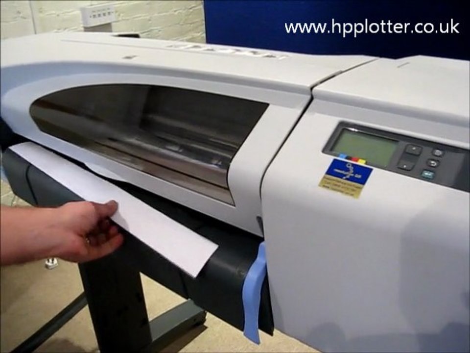 DesignJet 510 repairs - load paper roll