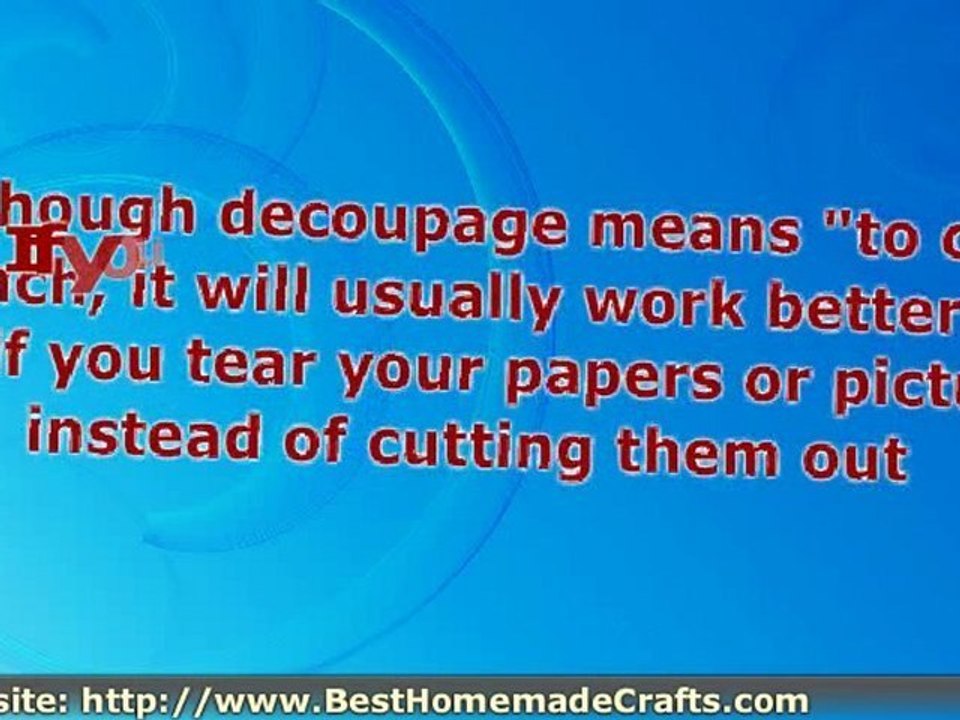 Decoupage Ideas - 5 Tips to Perfection!