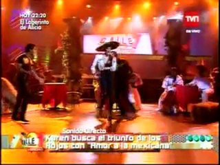Calle 7 Competencia de canto  Karen Paola amor ala mexicana
