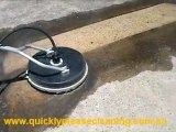Cleaning Concrete - Hot Water Pressure Cleaning