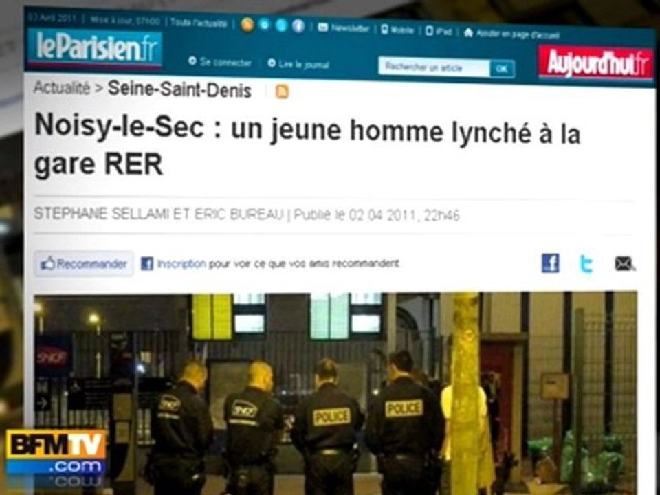 Agression à la gare RER de Noisy-le-Sec