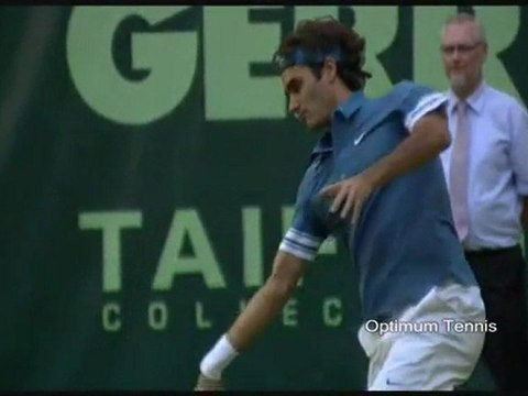 Roger federer forehand in slow motion